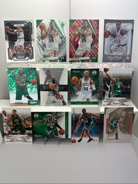 Paul Pierce w/ Rajon Rondo Celtics lot of 12